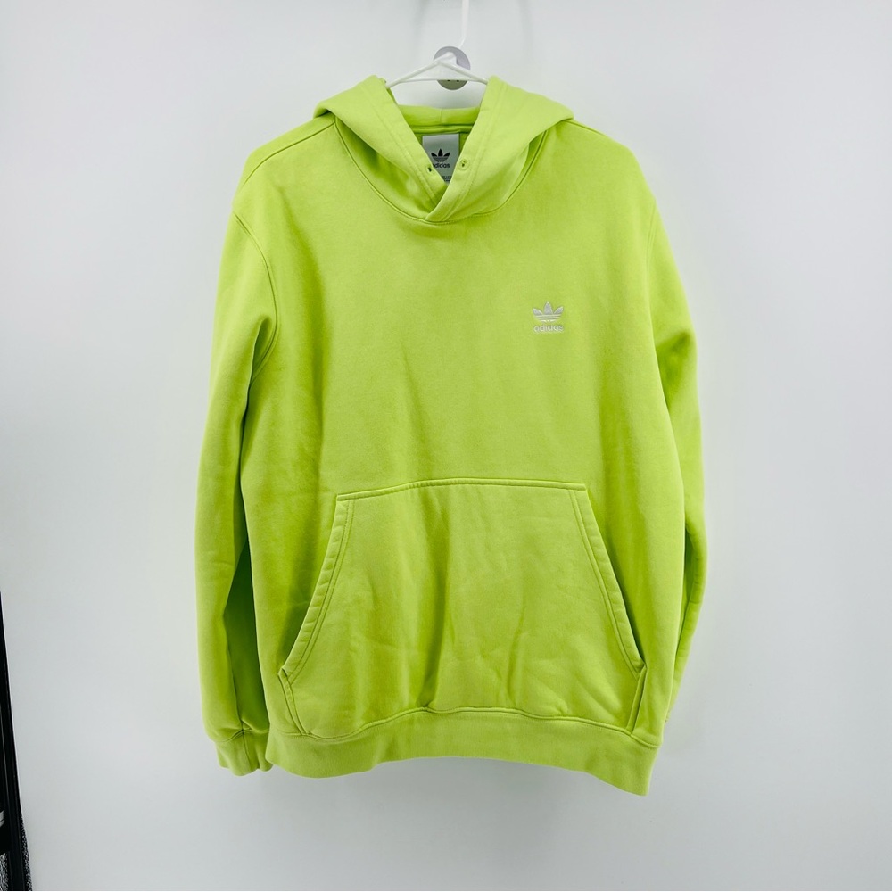 Adidas hoodie lime green